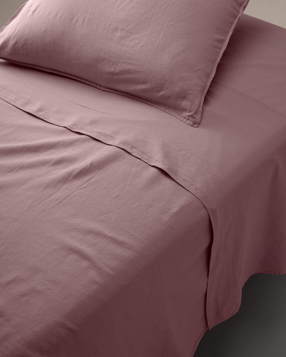 Sheet Linen Mauve