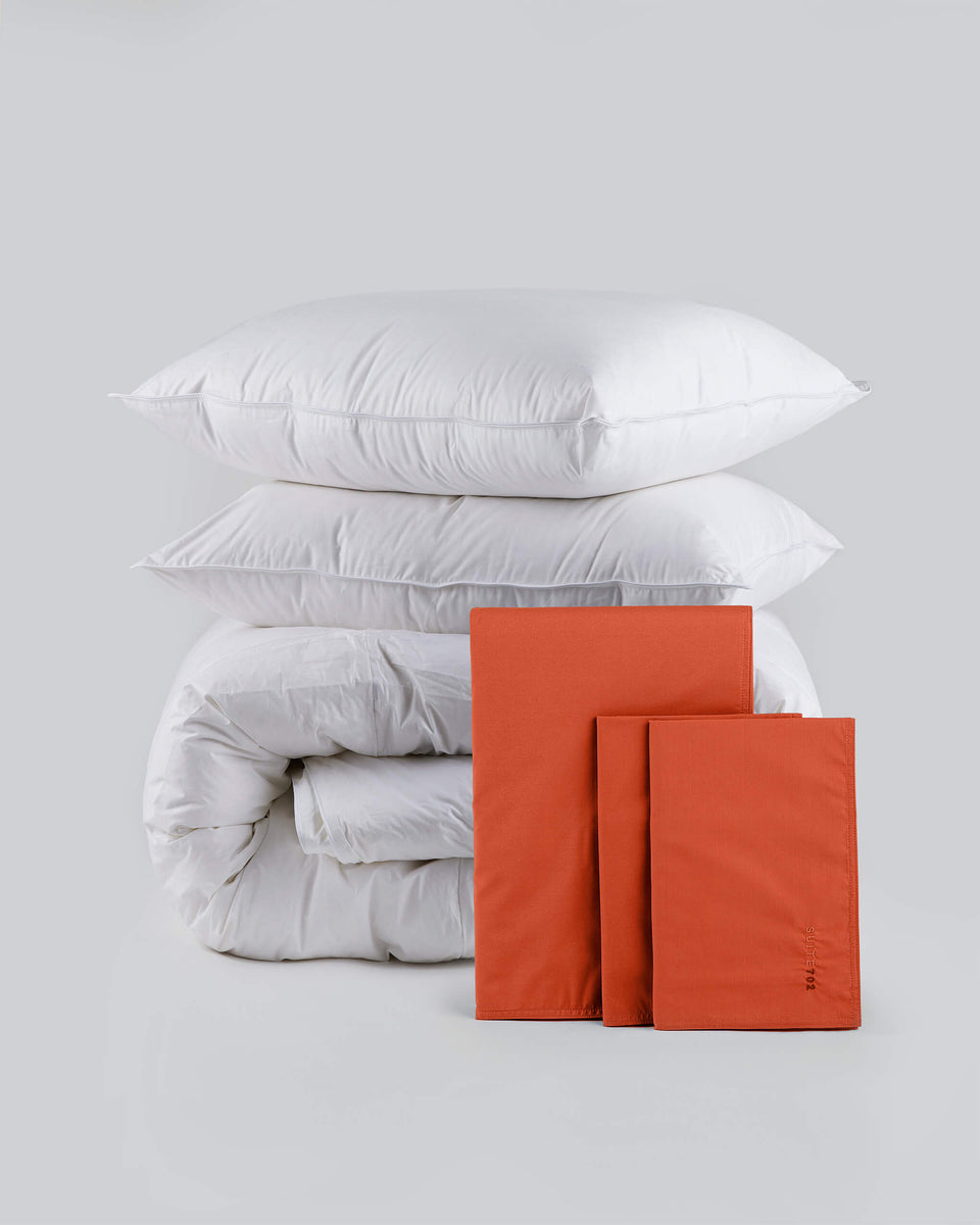 Dons Percale Bundle Poppy Orange - SUITE702